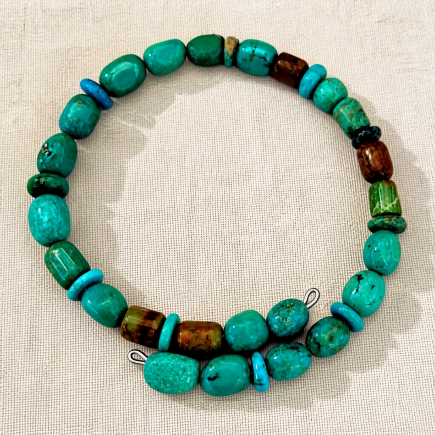 Turquoise Mixed Stone Bracelet view 2